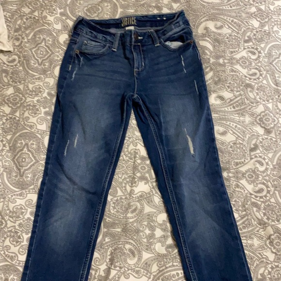 Girls Justice skinny jeans. EUC. Size 12. - Picture 5 of 5